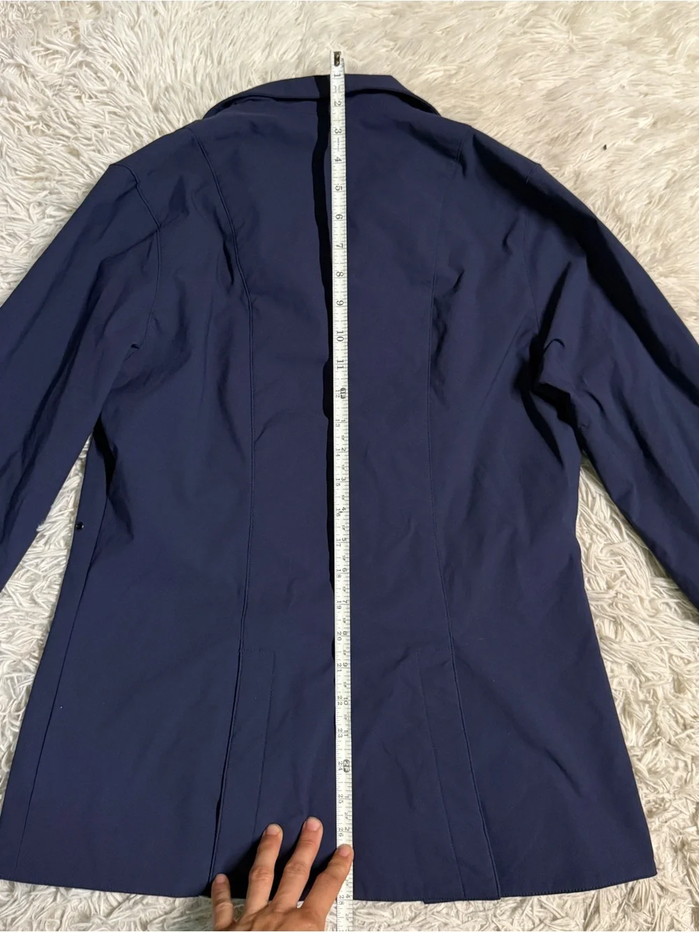 Women’s Medium Navy Kerrits Horseback Riding Show Coat. Good Condition.